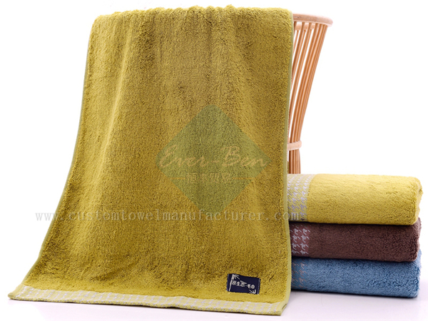 China EverBen Custom cotton beach towel Supplier ISO Audit Bamboo Face Towels Factory